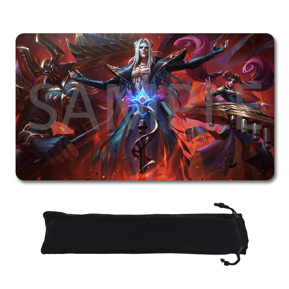 Karthus - League Of Legends Riftbound Playmat 24x14 in + Free Storage Bag