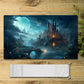 Board Game Peripheral - Dreamland Palace - Lorcana Playmat Size 23.6X13.7in Play mats Compatible for TCG RPG CCG Mouse Pad Desk Mats