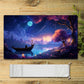 Disney Peripheral - River at night2- Lorcana Playmat Size 23.6X13.7in Play mats Compatible for TCG RPG CCG Mouse Pad Desk Mats