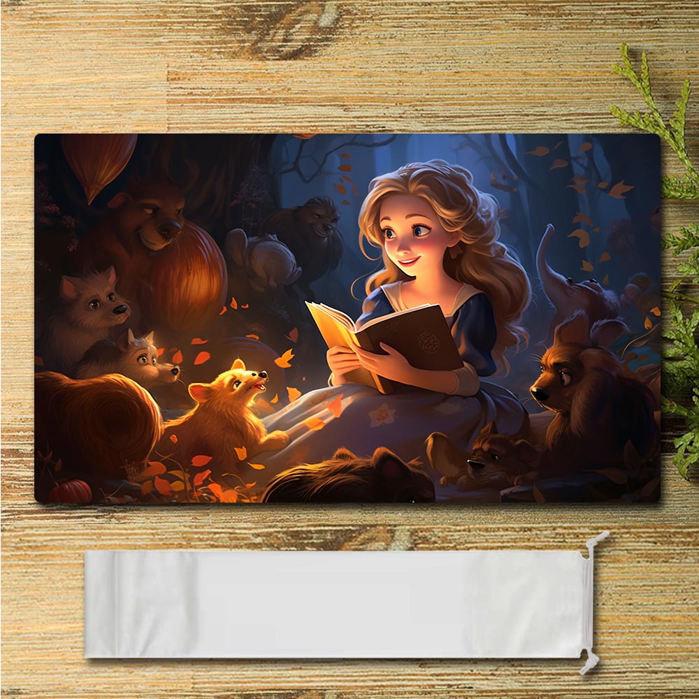 Board Game Peripheral - story club- Lorcana Playmat Size 23.6X13.7in Play mats Compatible for TCG RPG CCG Mouse Pad Desk Mats