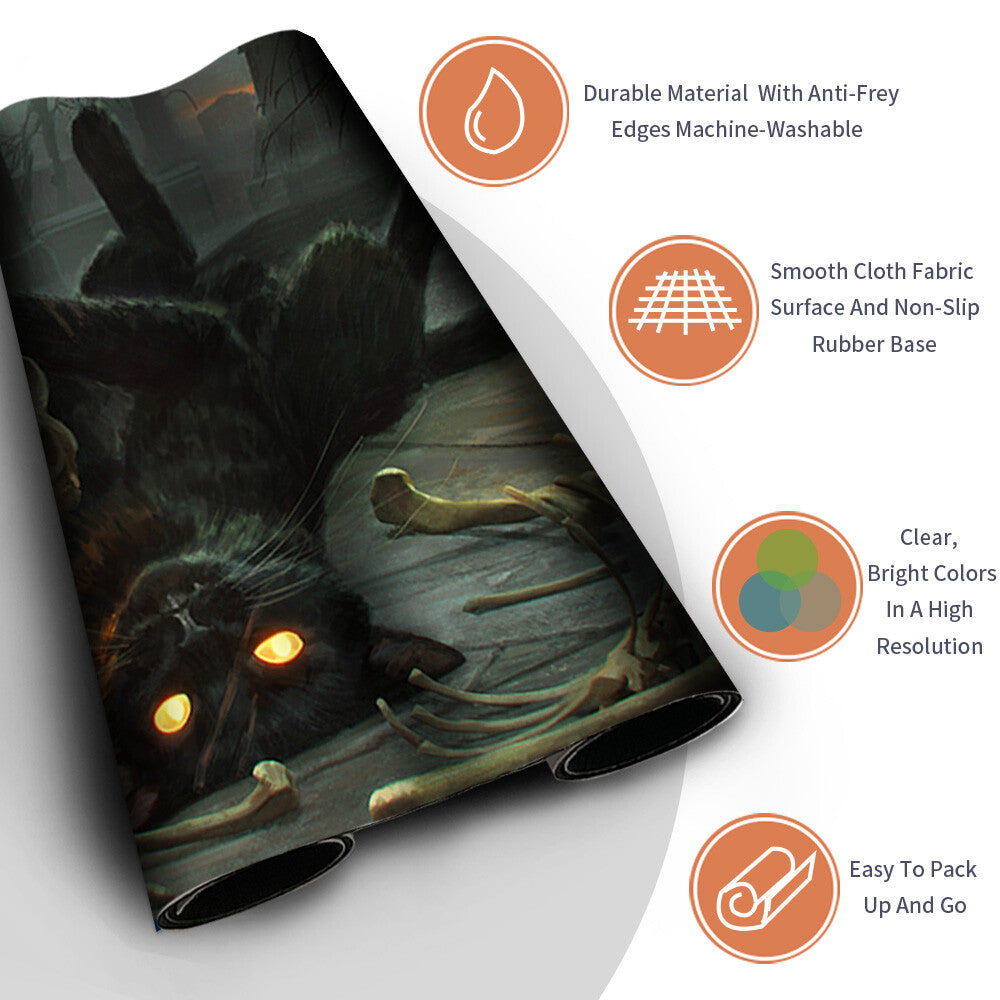 Nine-Lives Familiar - Magic The Gathering MTG Playmat TCG CCG MTG Playmat