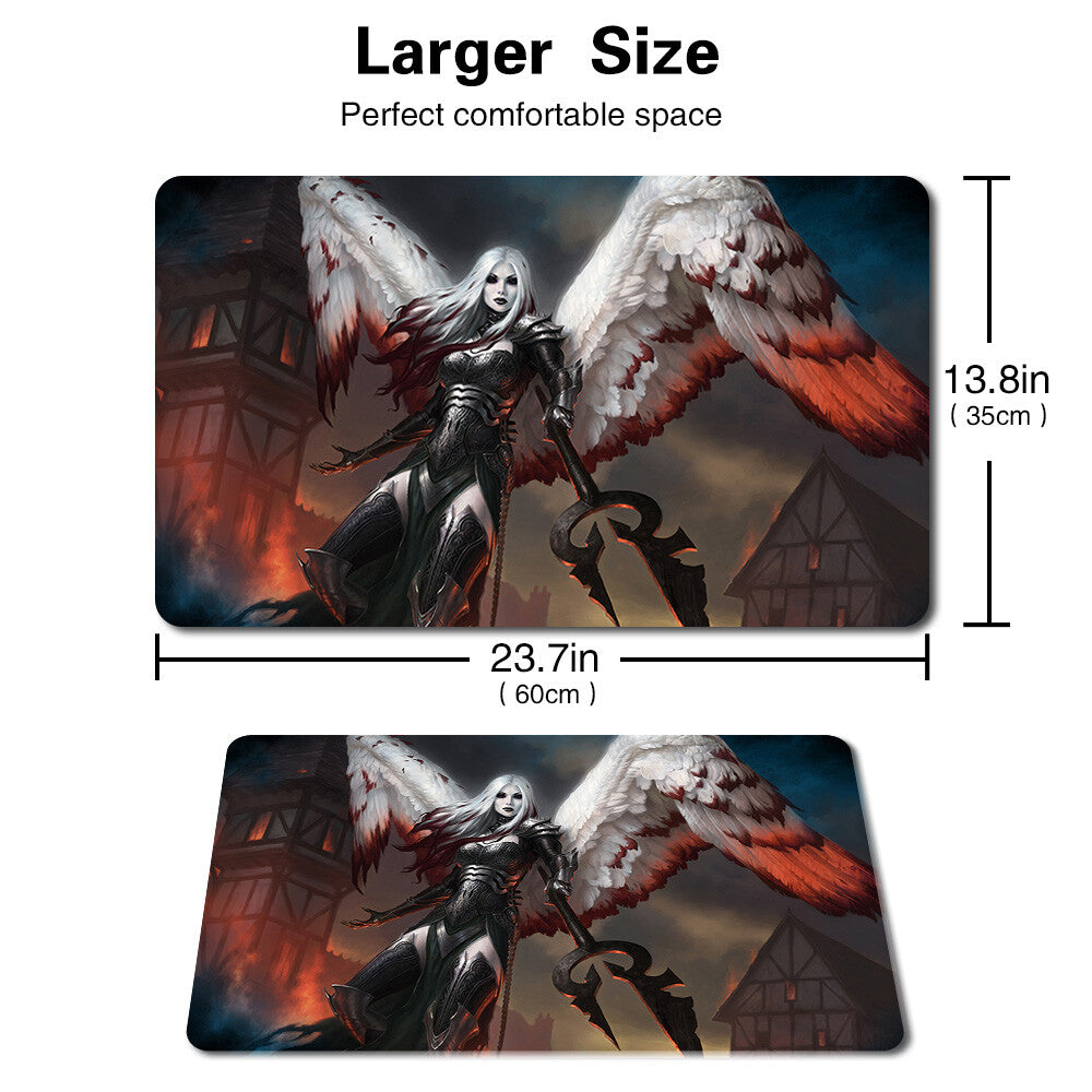 Avacyn The Purifier - Board Game MTG Playmat Games Mousepad Play Mat of TCG Stitched Edge