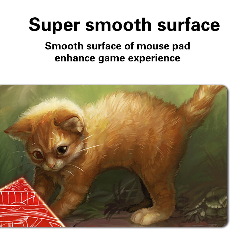 Adorable Kitten - Board Game MTG Playmat Games Mousepad Play Mat of TCG Stitched Edge
