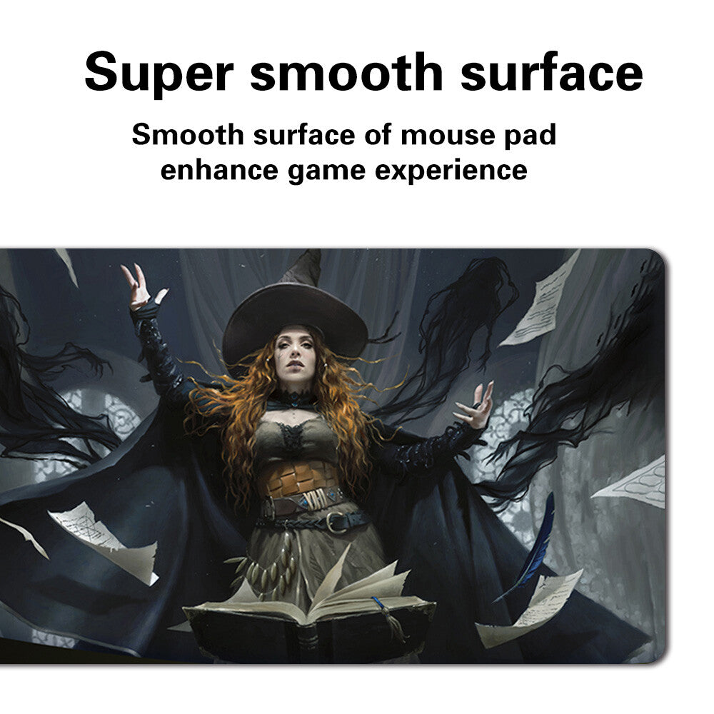 TASHA, THE WITCH QUEEN-Board Game MTG Playmat Games Mousepad Play Mat of TCG CCG Stitched Edge