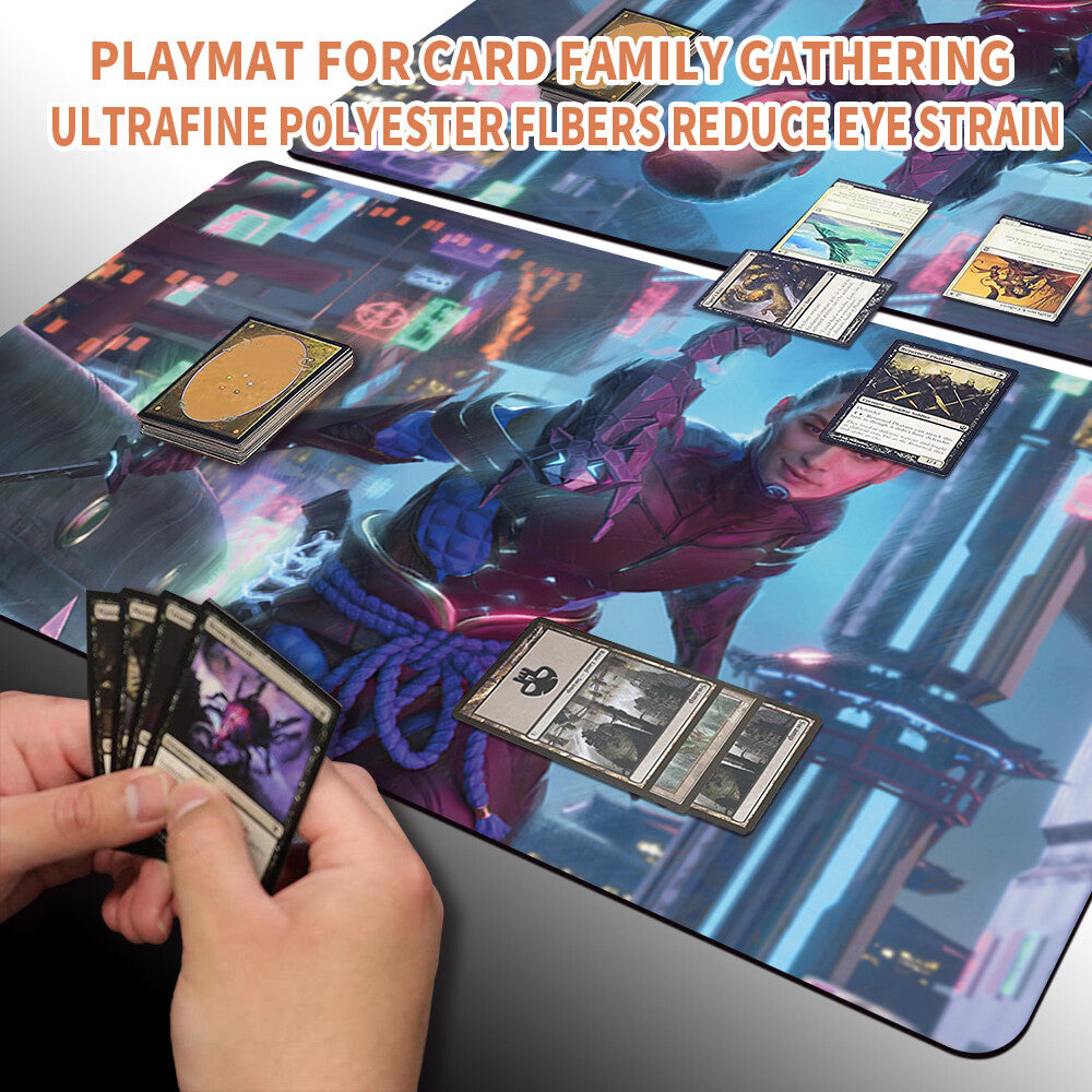 KAITO SHIZUKI -Board Game MTG Playmat Mouse pad Playmat of MTG TCG CCG Stitched Edge