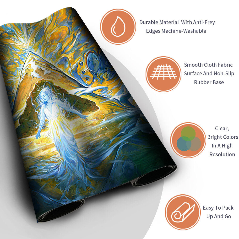 Song of Creation - Magic The Gathering MTG Playmat TCG CCG MTG Playmat Stitched Edge