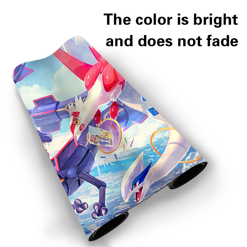 846999 - Board Game Pokemon Rayquaza Playmat Stitched Edge Games Mousepad Play Mat of TCG