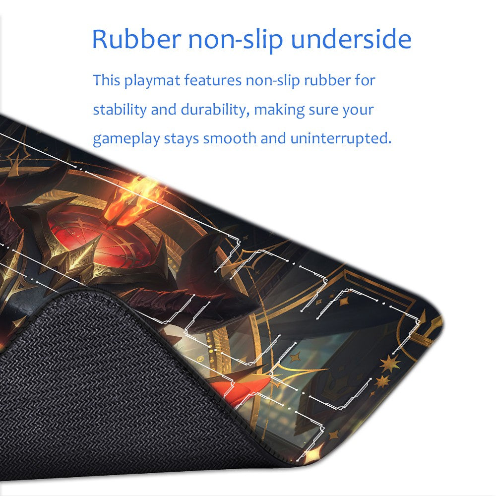 Xerath - League Of Legends Riftbound Playmat 24x14 in + Free Storage Bag