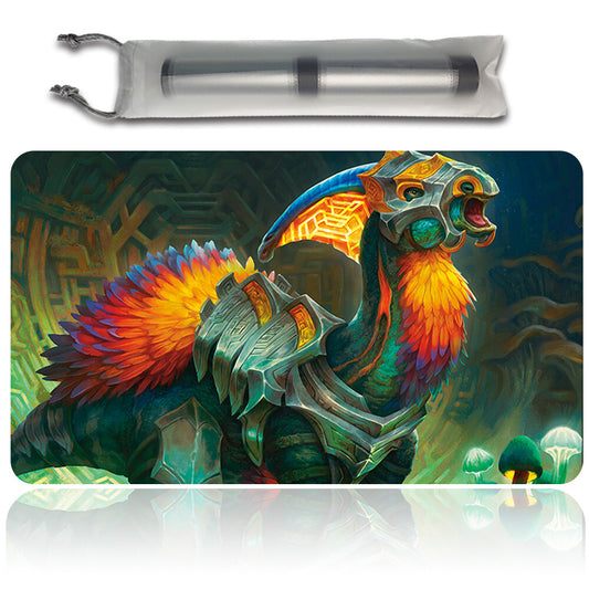 CAVERN STOMPER - Magic The Gathering MTG Playmat TCG CCG MTG Playmat Stitched Edge