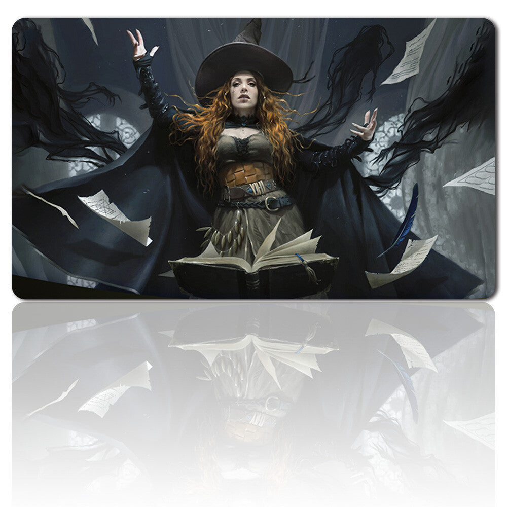 TASHA, THE WITCH QUEEN-Board Game MTG Playmat Games Mousepad Play Mat of TCG CCG Stitched Edge