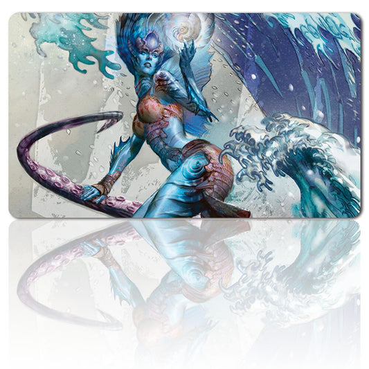 Kiora the Crashing Wave - Board Game MTG Playmat Games Mousepad Play Mat of TCG Stitched Edge