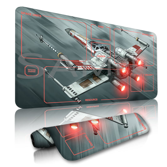 Star Wars Unlimited Playmat Stitched Edge Free Storage Bag Size 24X14IN Protective Mat star20