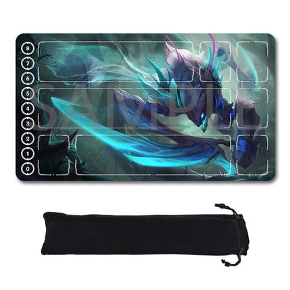 Khazix - League Of Legends Riftbound Playmat 24x14 in + Free Storage Bag