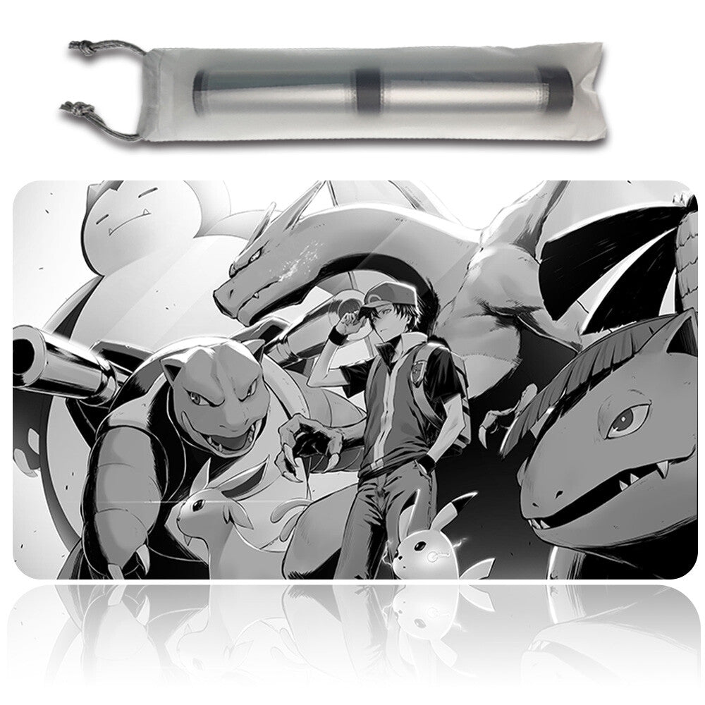 New Pokemon Charizard Playmat Stitched Edge with Free Bag | Pokemon TCG Playmat Stitched Edge | 1207213