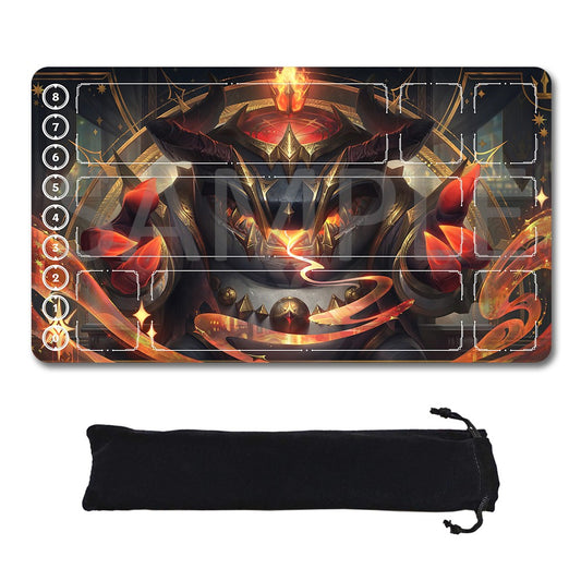Xerath - League Of Legends Riftbound Playmat 24x14 in + Free Storage Bag