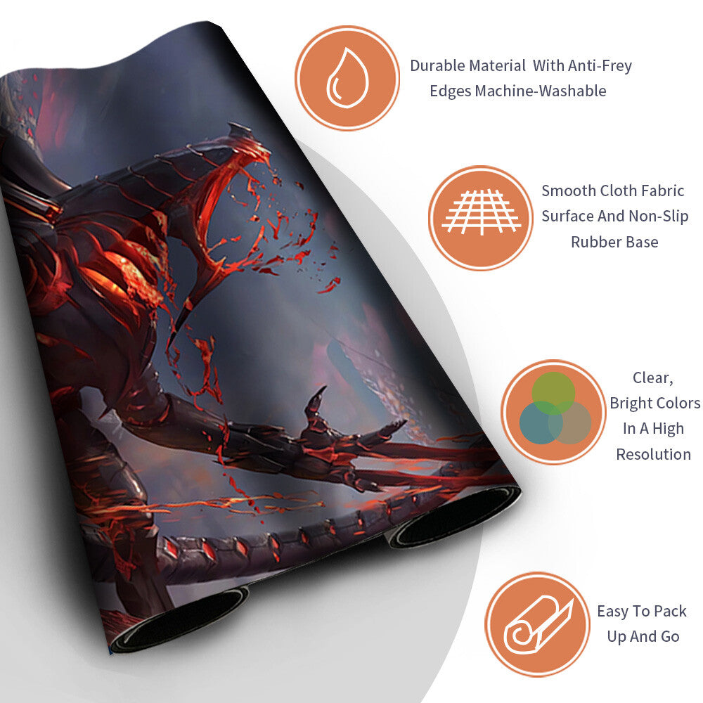 Urabrask - Magic The Gathering MTG Playmat TCG CCG MTG Playmat Stitched Edge