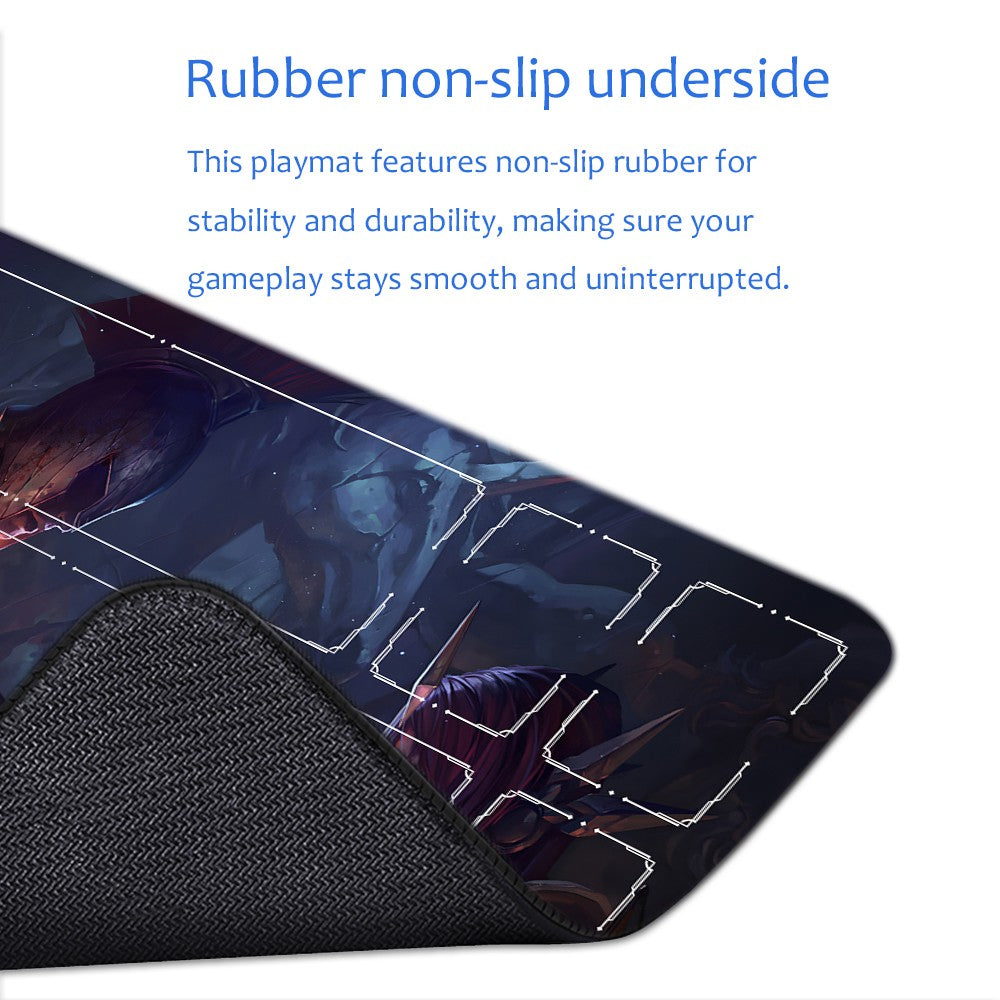 Leona - League Of Legends Riftbound Playmat 24x14 in + Free Storage Bag