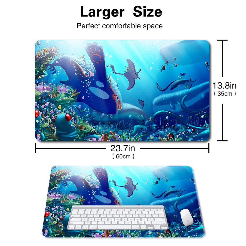 Board Game Pokemon Kyogre Playmat Stitched Edge Games Mousepad Play Mat of TCG - 446274