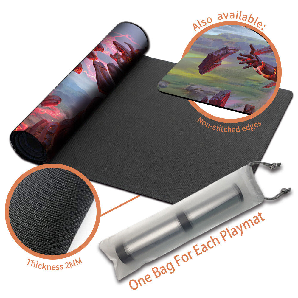 LAELIA, THE BLADE REFORGED - Magic The Gathering MTG Playmat TCG CCG MTG Playmat Stitched Edge