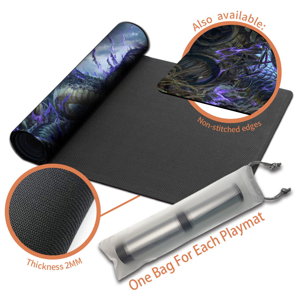 Rottenmouth Viper - Magic The Gathering MTG Playmat TCG CCG MTG Playmat Stitched Edge