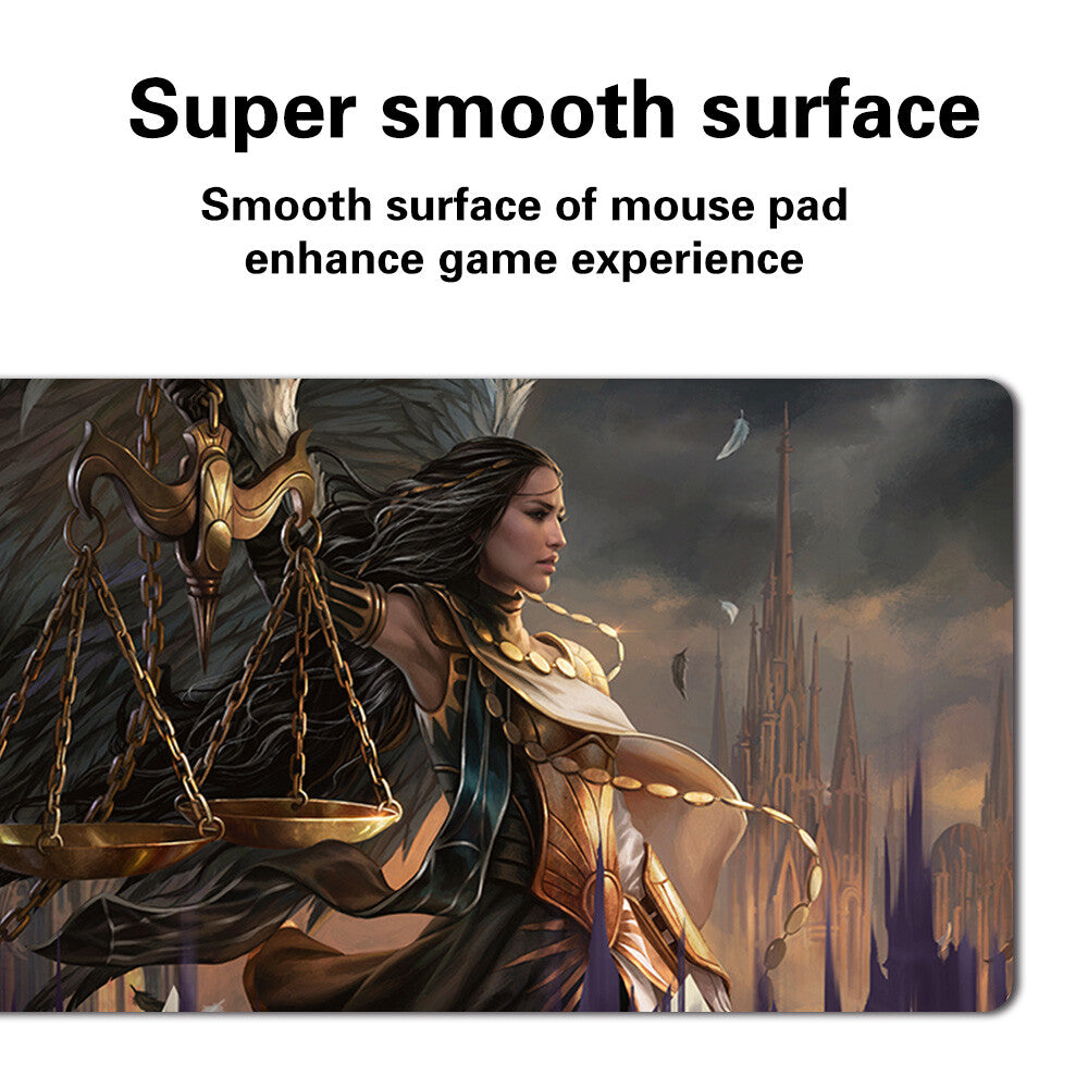 Seraph Of The Scales - Board Game MTG Playmat Games Mousepad Play Mat of TCG Stitched Edge