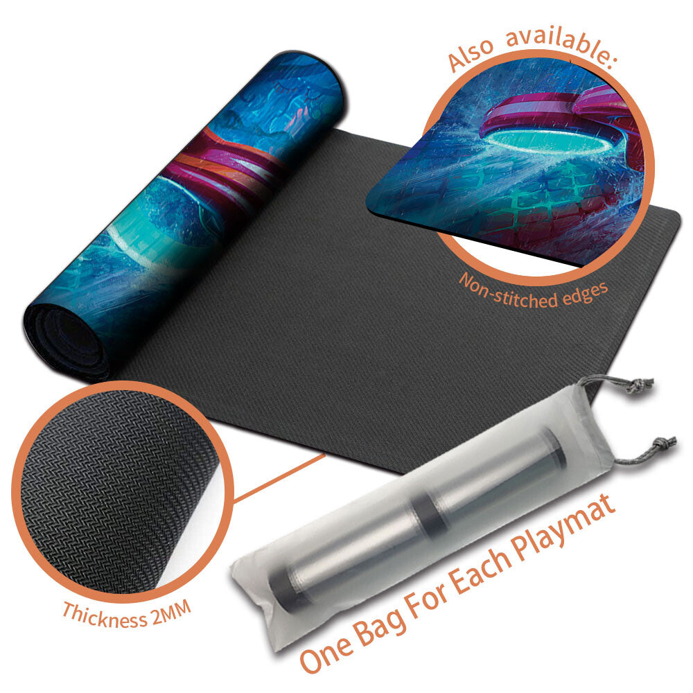 CHANDRA, SPARK HUNTER - Magic The Gathering MTG Playmat TCG CCG MTG Playmat Stitched Edge