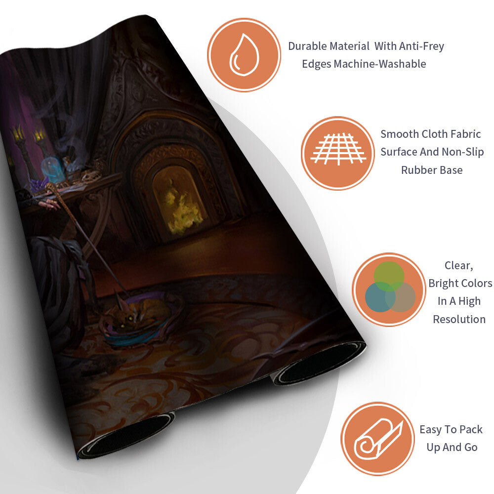 Professor Onyx - Magic The Gathering MTG Playmat TCG CCG MTG Playmat Stitched Edge