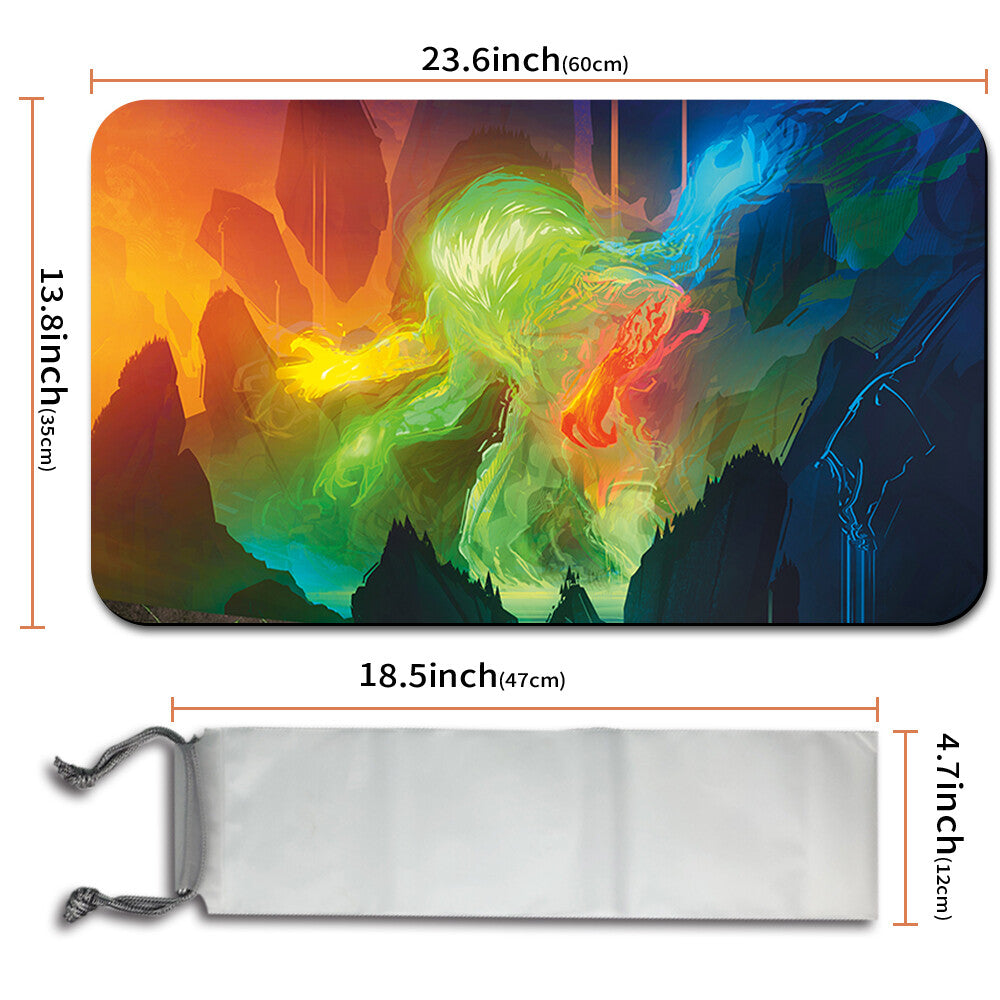 OMNATH, LOCUS OF CREATION -Magic The Gathering Playmat Trading Card Game Playmat Stitched Edge