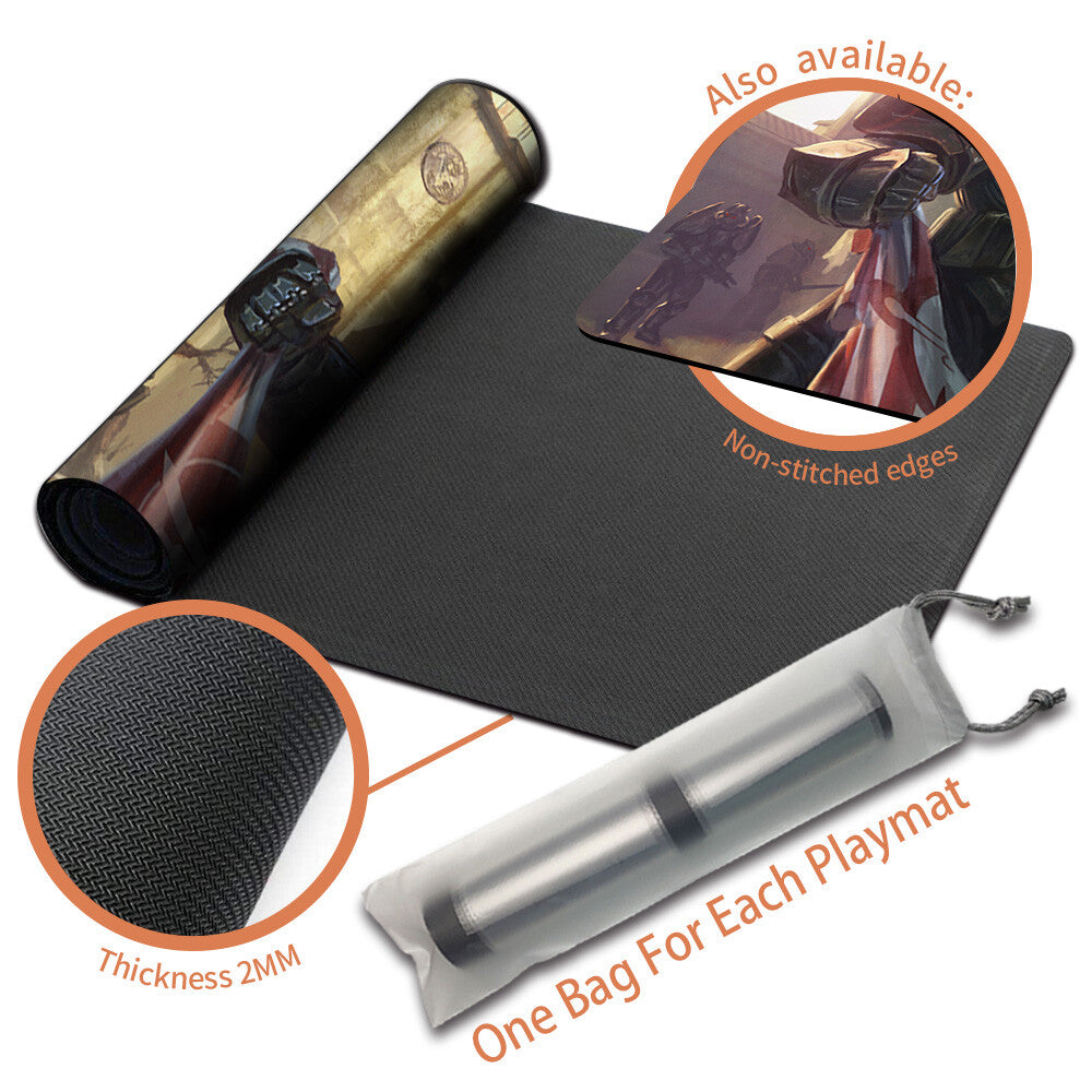 Power Armor - Magic The Gathering MTG Playmat TCG CCG MTG Playmat Stitched Edge