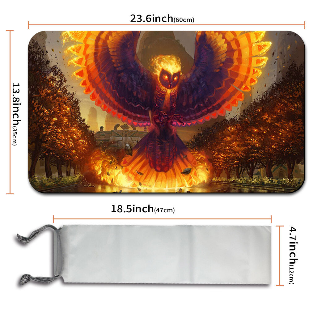 Wiederentflammender Phoenix -Magic The Gathering MTG Playmat TCG CCG MTG Playmat Stitched Edge