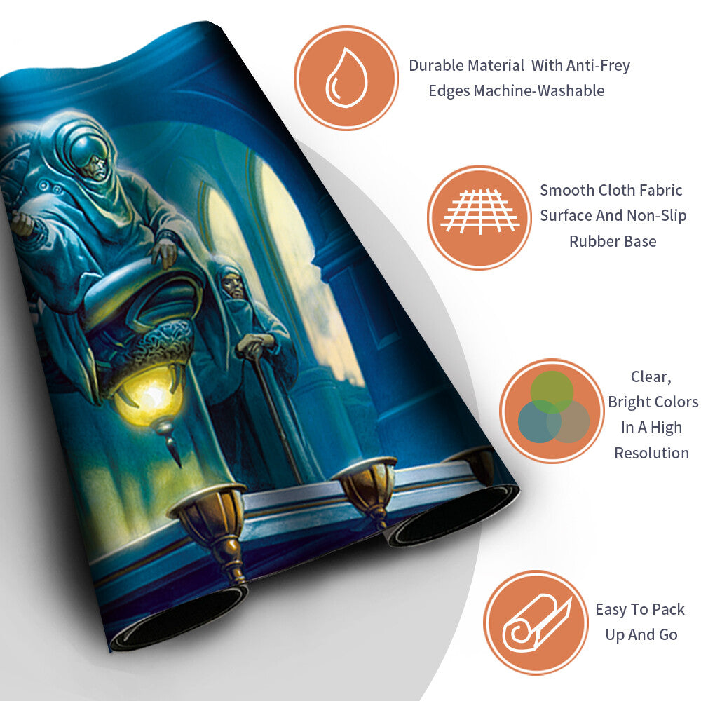 GRAND ARBITER AUGUSTIN IV- Board Game MTG Playmat Mousepad Playmat of TCG CCG Stitched Edge