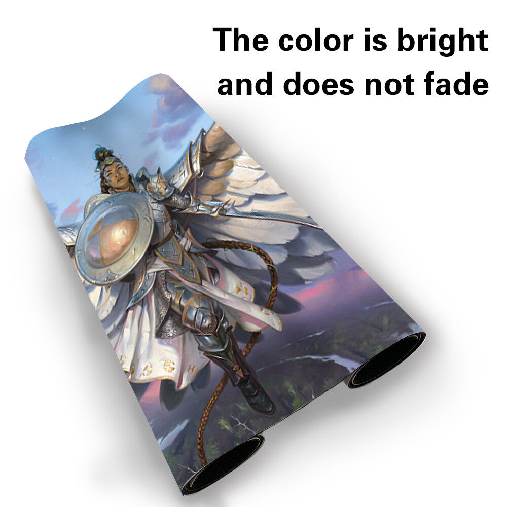 Shalai, Voice of Plenty - Board Game MTG Playmat Games Mousepad of TCG CCG Stitched Edge