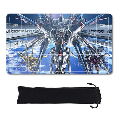 GCG Playmat Suitable for Gundam, includes Storage Bag, 24 x 14 inches (GD510140)
