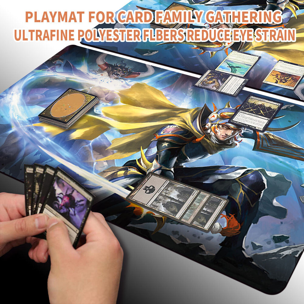 SLASH OF LIGHT - Magic The Gathering MTG Playmat TCG CCG MTG Playmat Stitched Edge