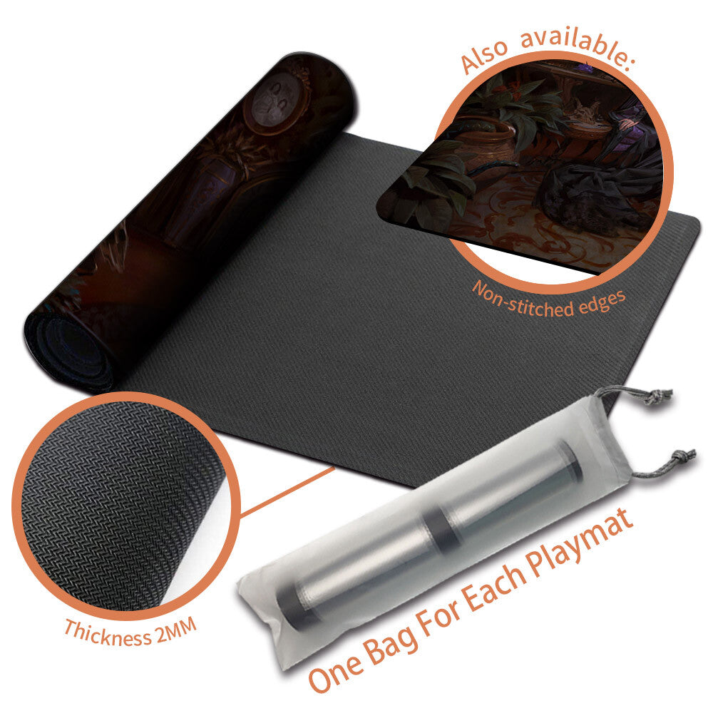 Professor Onyx - Magic The Gathering MTG Playmat TCG CCG MTG Playmat Stitched Edge