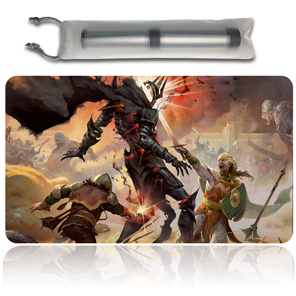 SMITE THE DEATHLESS - Magic The Gathering MTG Playmat TCG CCG MTG Playmat Stitched Edge