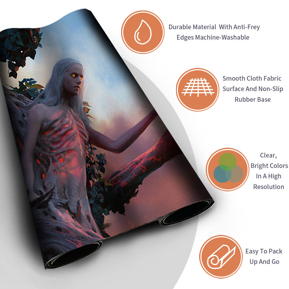 WRENN AND SIX -Board Game MTG Playmat Mousepad Magic The Gathering Playmat Stitched Edge