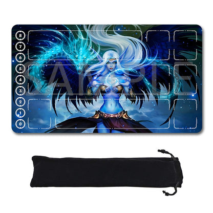 Morgana - League Of Legends Riftbound Playmat 24x14 in + Free Storage Bag