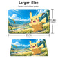 870981 - Board Game Pokemon Pikachu Playmat Stitched Edge Games Mousepad Play Mat of TCG