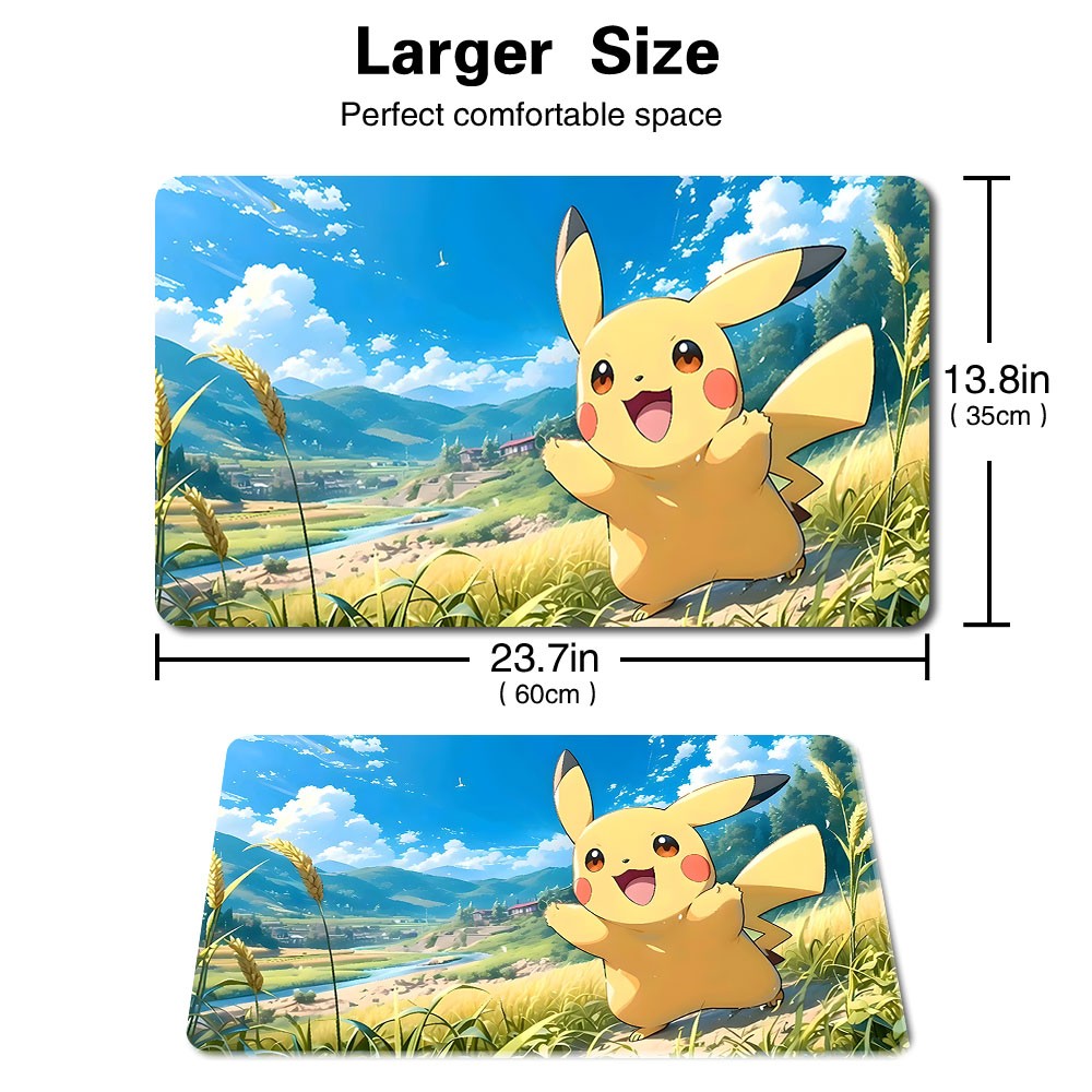 870981 - Board Game Pokemon Pikachu Playmat Stitched Edge Games Mousepad Play Mat of TCG