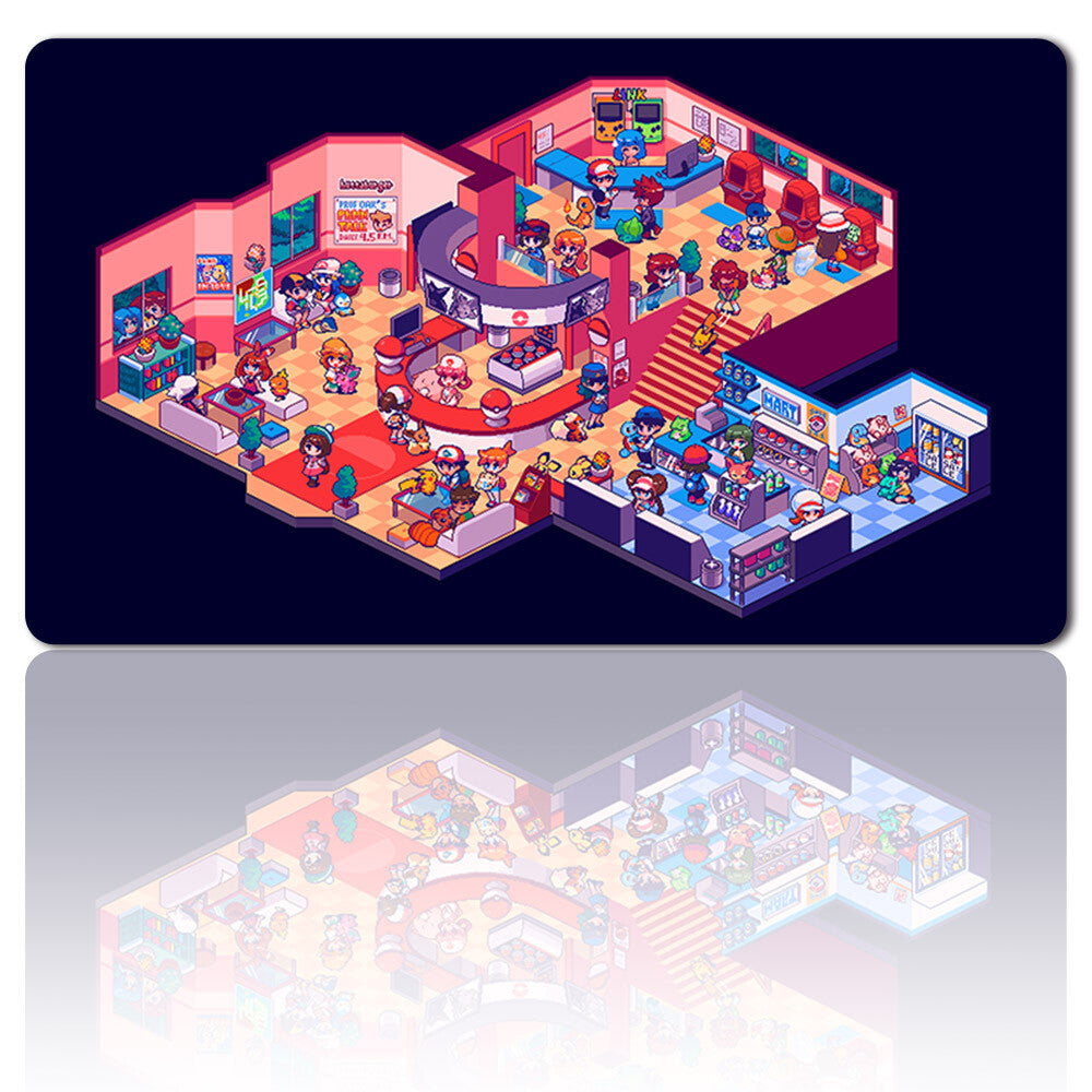 574901 - Board Game Pokemon Playmat Stitched Edge Games Mousepad Play Mat of TCG