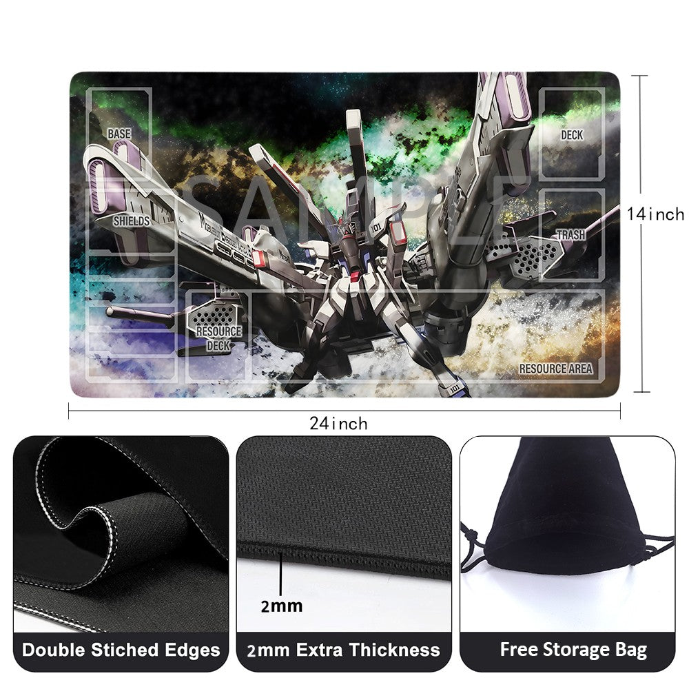 GCG Playmat Suitable for Gundam, includes Storage Bag, 24 x 14 inches (226500)