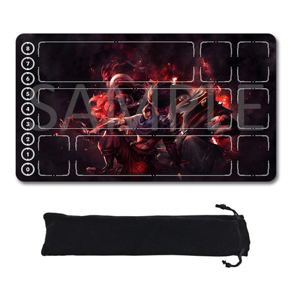 Shadow Fiend - League Of Legends Riftbound Playmat 24x14 in + Free Storage Bag