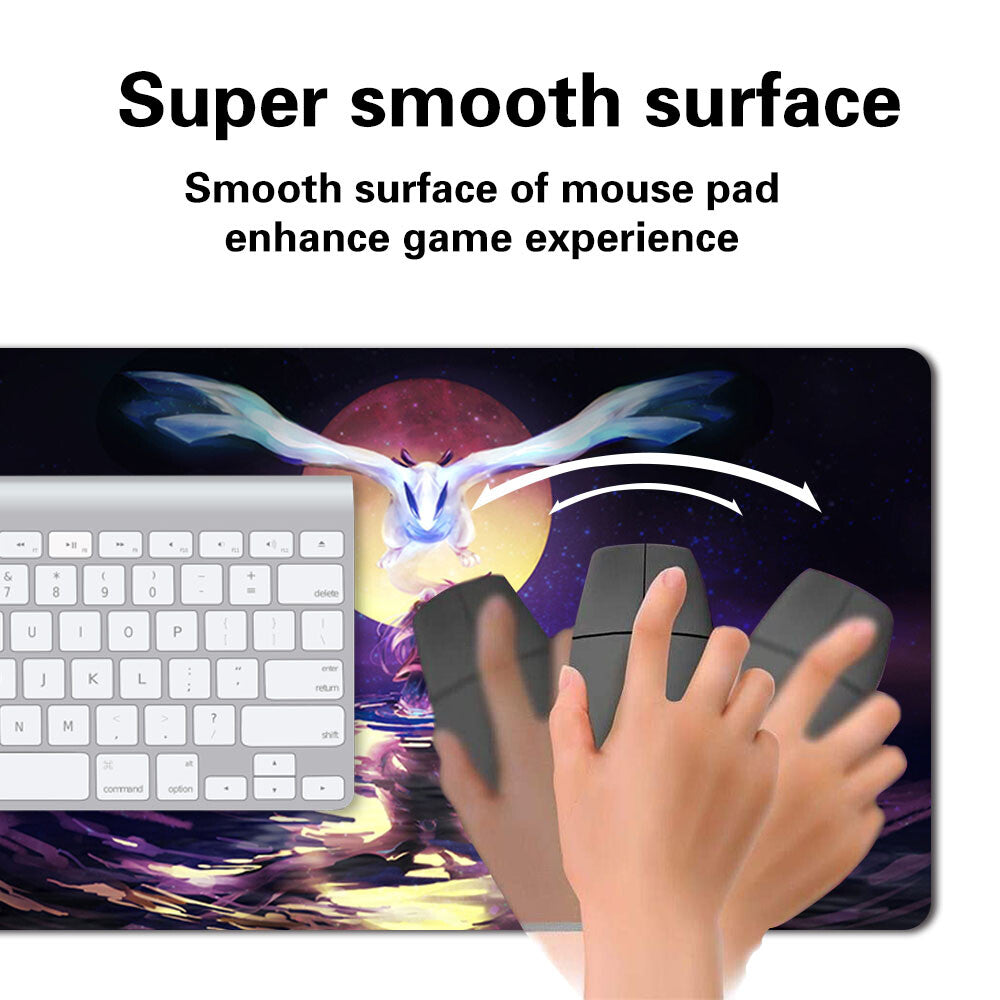 Pokemon743332 - Board Game Pokemon Lugia Playmat Stitched Edge Games Mousepad Play Mat of TCG