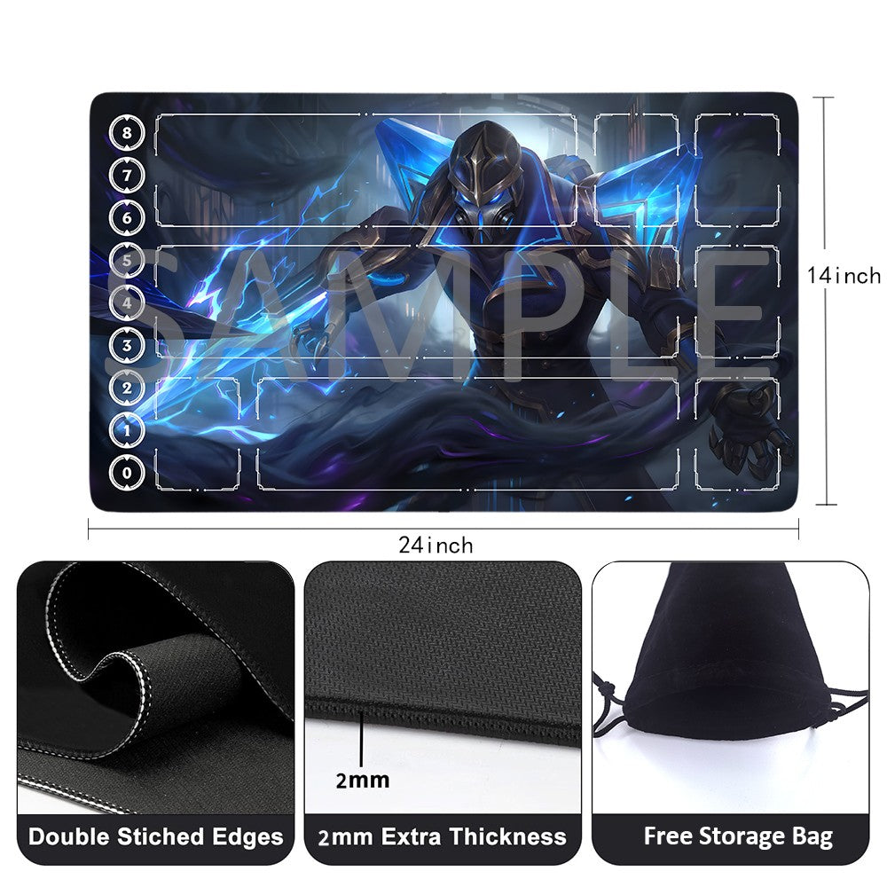 Kassadin - League Of Legends Riftbound Playmat 24x14 in + Free Storage Bag