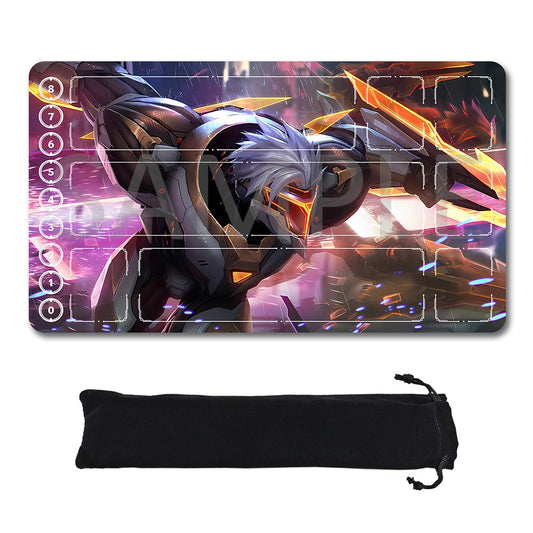 Zed - League Of Legends Riftbound Playmat 24x14 in + Free Storage Bag