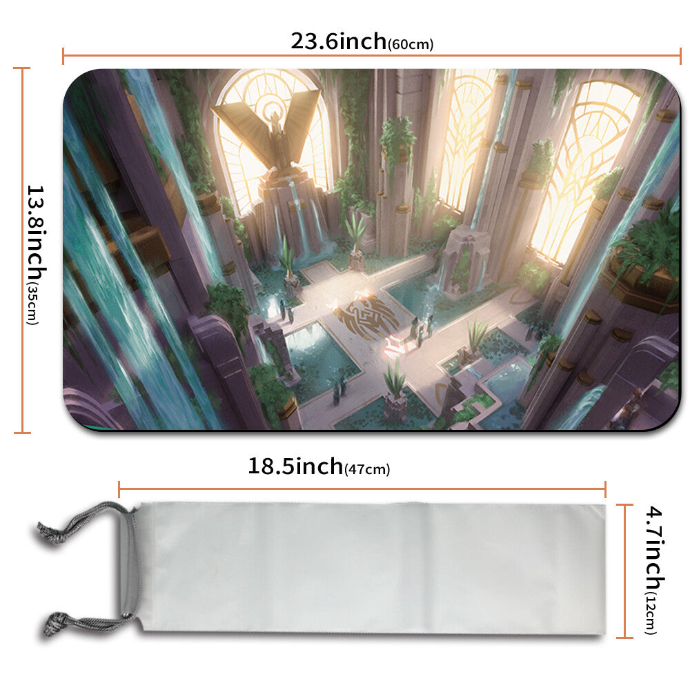 SPARA'S HEADQUARTERS -Board Game MTG Playmat Mouse pad Playmat of MTG TCG CCG Stitched Edge