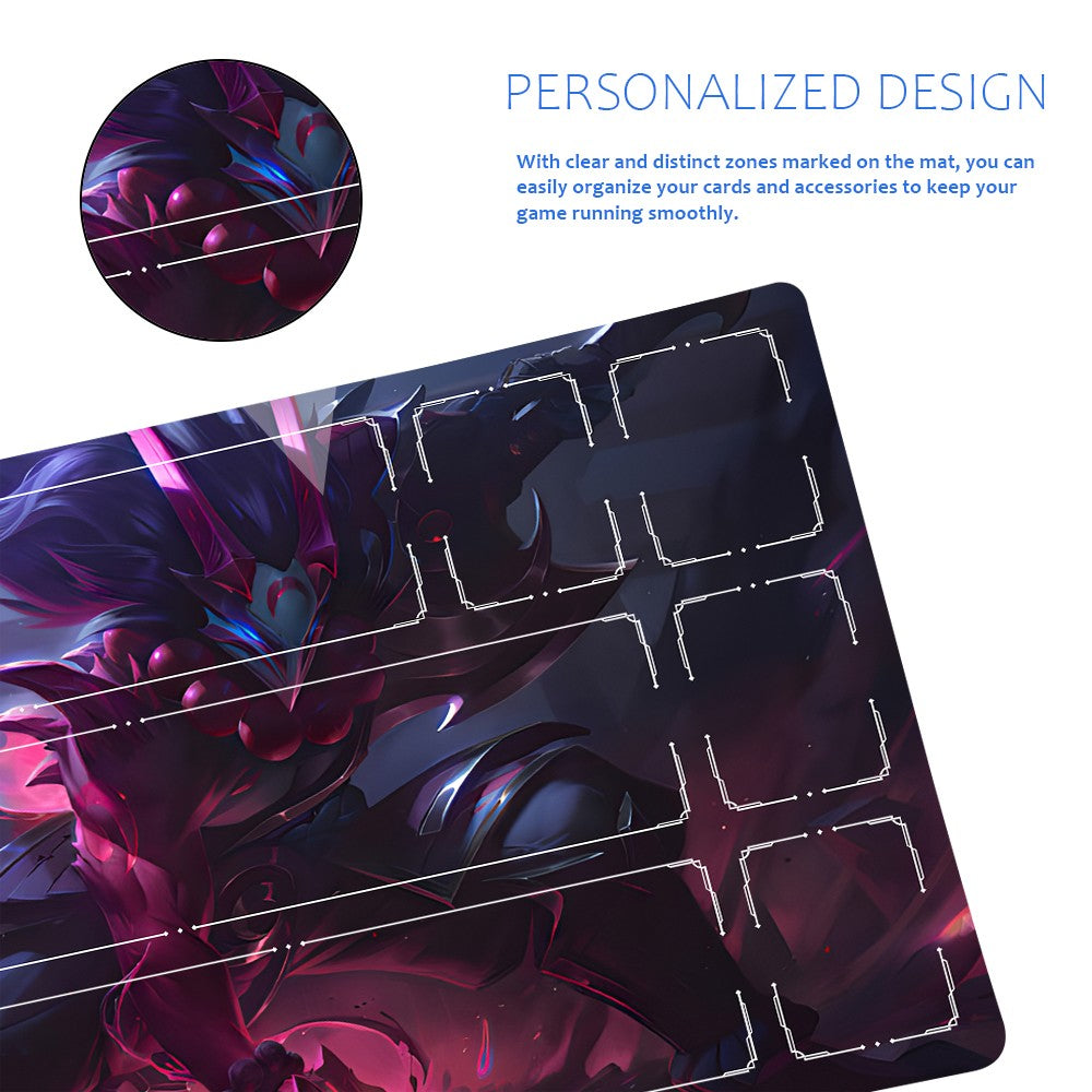 Tryndamere - League Of Legends Riftbound Playmat 24x14 in + Free Storage Bag