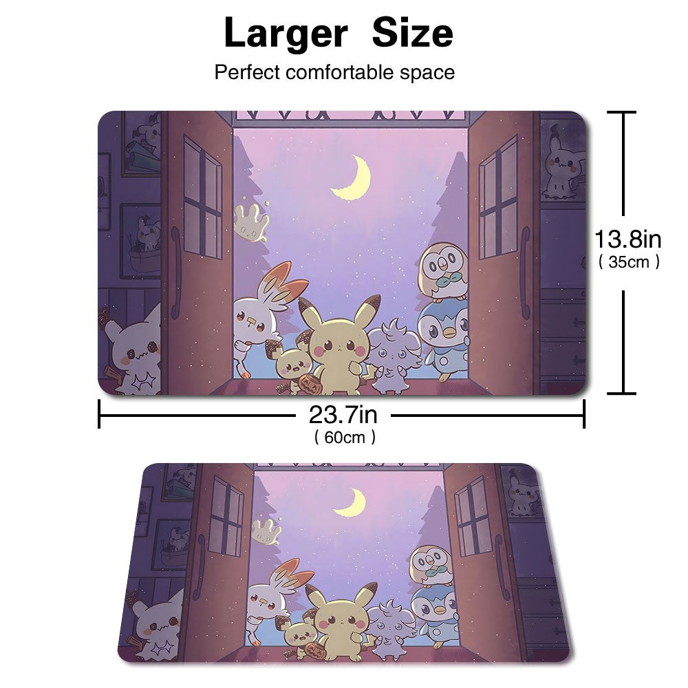 770045 - Board Game Pokemon Pikachu Playmat Stitched Edge Games Mousepad Play Mat of TCG