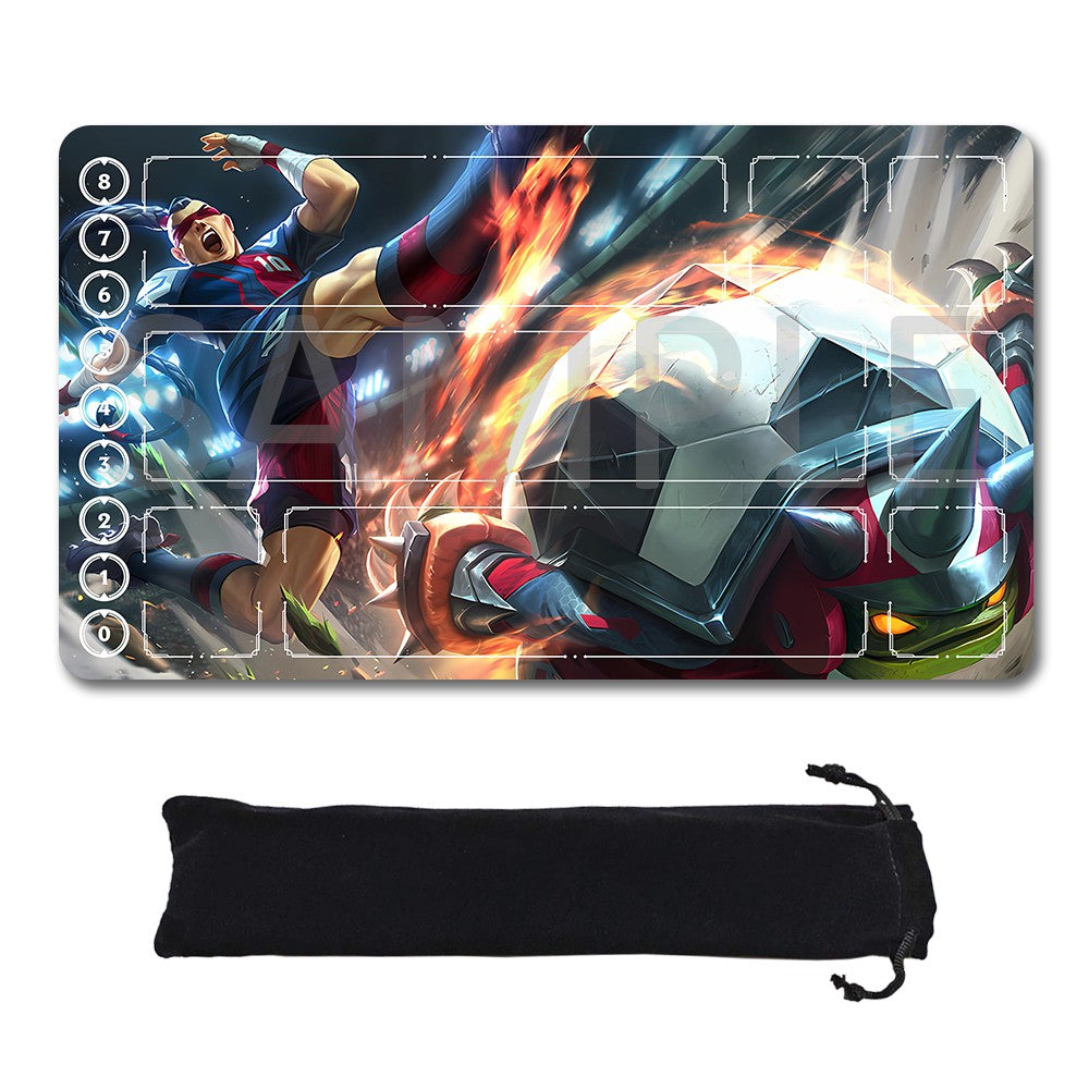 Lee Sin - League Of Legends Riftbound Playmat 24x14 in + Free Storage Bag